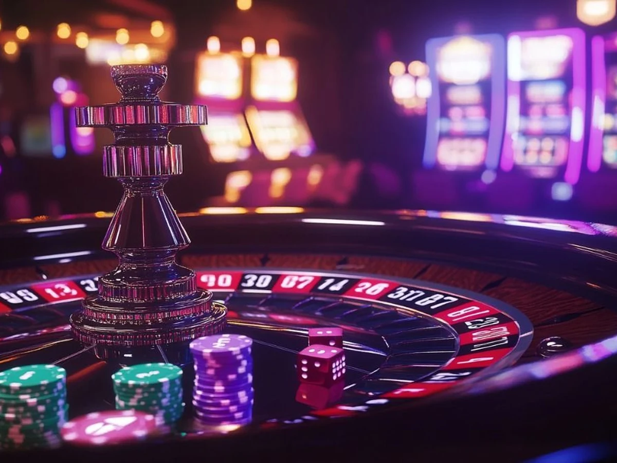 Tampilan permainan slot berwarna di HP777